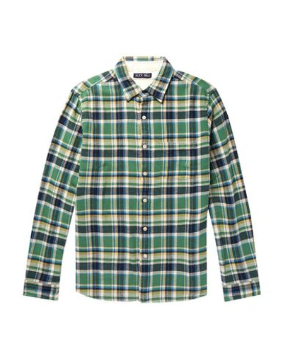 Alex Mill Checked Shirt In Green