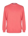 Della Ciana Sweaters In Salmon Pink