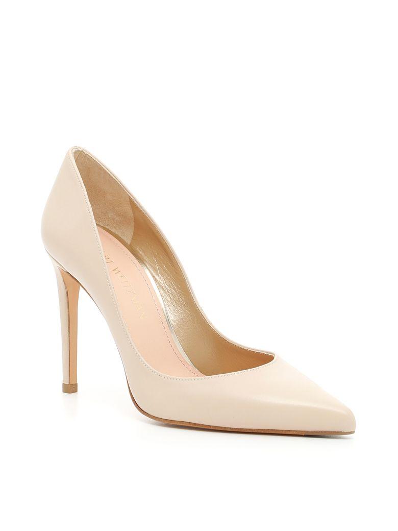 Stuart Weitzman Curvia Pumps In Pan|beige | ModeSens