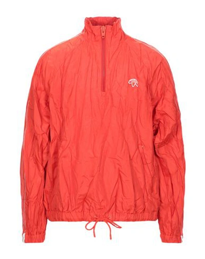 Adidas Originals By Alexander Wang Jackets In Rust