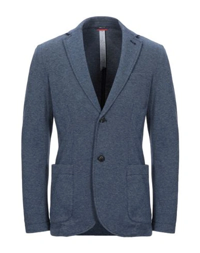 Mason's Suit Jackets In Blue