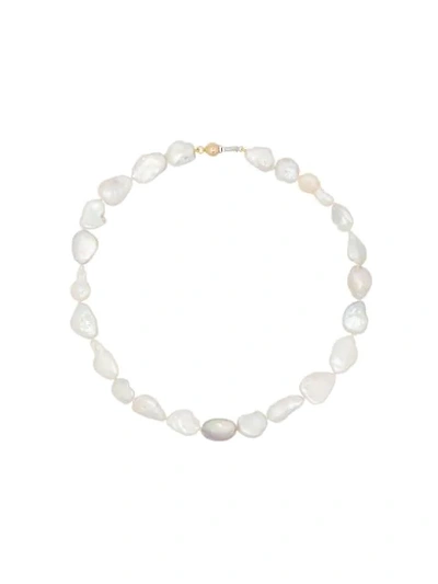 Holly Ryan Pearl-beaded Choker Necklace In White