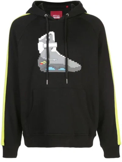 Mostly Heard Rarely Seen 8-bit Turbo Tech Raglan Hoodie In Black