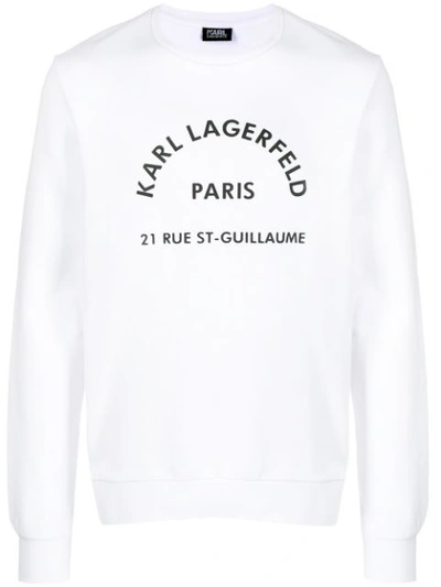 KARL LAGERFELD 3D LOGO PRINT SWEATSHIRT 