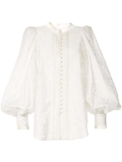 Acler Montana Blouse In White