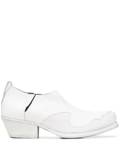 ブーツ our legacy white cracked ankle boots 14567048_2?w=400