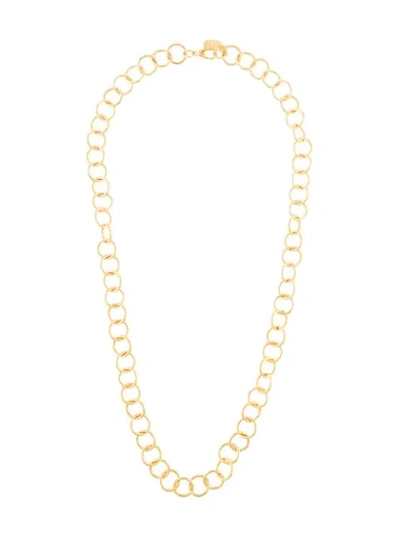 Liya Wide Chain Necklace In Gold