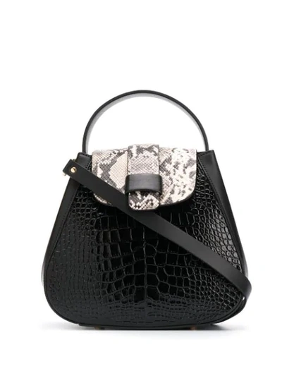 Nico Giani Myria Top-handle Bag In Black