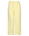 Momoní Casual Pants In Light Yellow