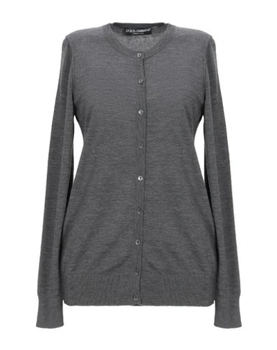 Dolce & Gabbana Cardigans In Grey