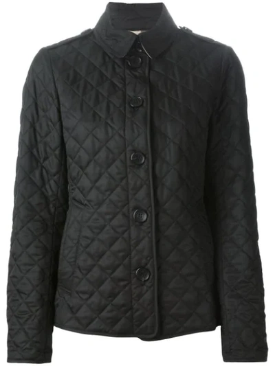 Burberry Ashurst Classic Modern Quilted Jacket In Black