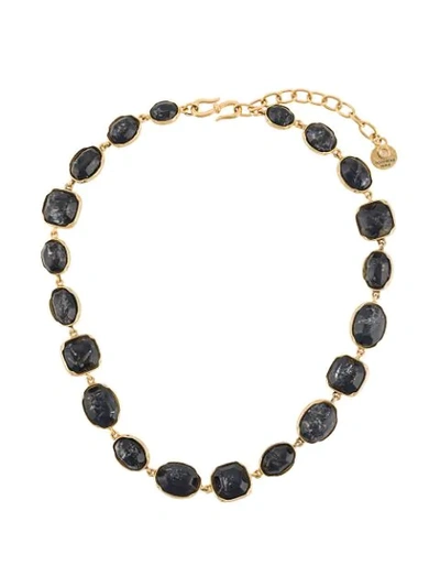 Goossens Cabochons Stone-embellished Necklace In Gold