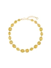 Goossens Cabochons Crystal-embellished Necklace In Gold