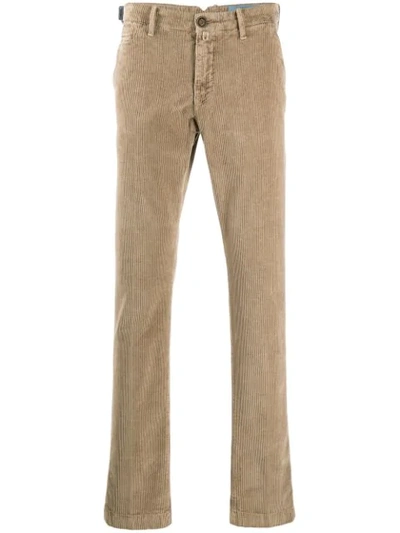 Jacob Cohen Bobby Comfort Corduroy Chinos In Brown