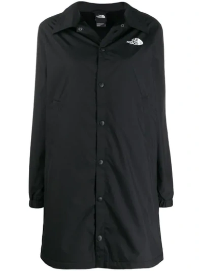 The North Face Coach Raincoat In Black