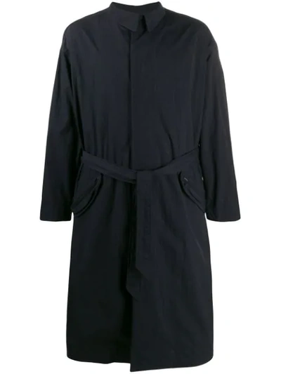 Damir Doma Single-breasted Rear Pocket Coat In Black