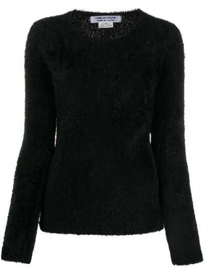 Comme Des Garçons Comme Des Garçons Long Sleeved Sweater In Black