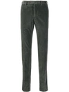 Pt01 Corduroy Slim Trousers In Grey
