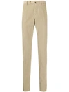 Incotex Slim Corduroy Trousers In Brown