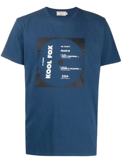 Maison Kitsuné Kool Fox T-shirt In Pt Petrol