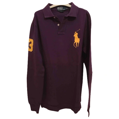 Pre-owned Polo Ralph Lauren Polo Shirt In Purple