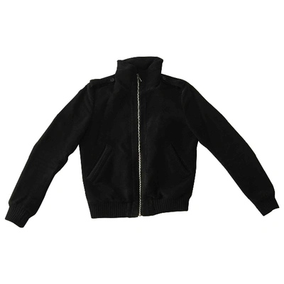 Pre-owned Alexander Mcqueen Velvet Jacket In Black