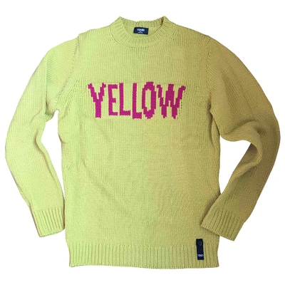 Pre-owned Fendi Yellow Wool Knitwear & Sweatshirts