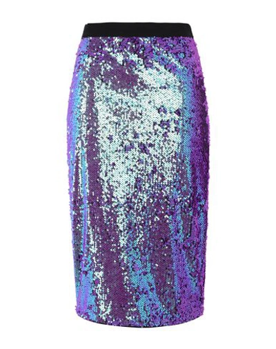 Essentiel Antwerp Midi Skirts In Purple