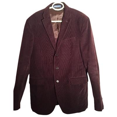 Pre-owned Polo Ralph Lauren Brown Velvet Jacket