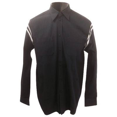 Pre-owned Wood Wood Shirt In Navy