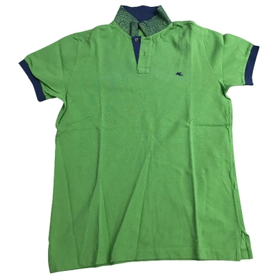 Pre-owned Etro Green Cotton T-shirts