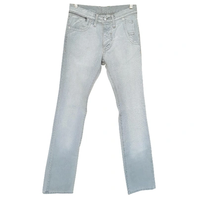 Pre-owned Neil Barrett Straight Jeans In Blue