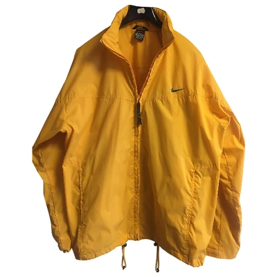 Pre-owned Nike Jacket In Yellow