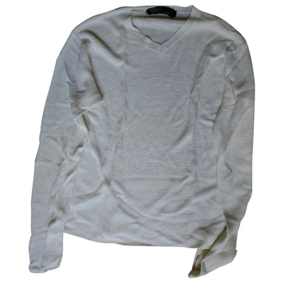 Pre-owned Polo Ralph Lauren White Cotton Knitwear & Sweatshirt