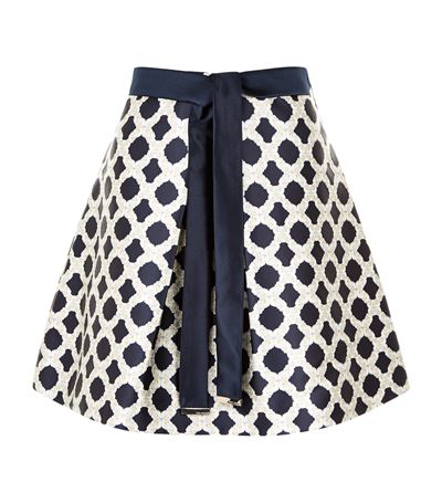 Ted Baker Bonnee Blushing Bouquet Geo Print Skirt In Navy | ModeSens