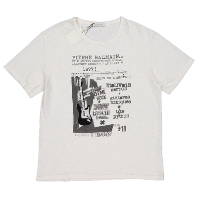 Pre-owned Pierre Balmain White Cotton T-shirt