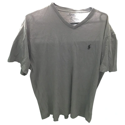 Pre-owned Polo Ralph Lauren Anthracite Cotton T-shirts