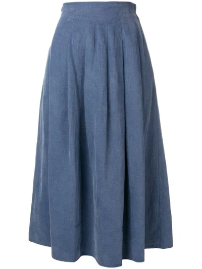 Ulla Johnson A-line Skirt In Blue