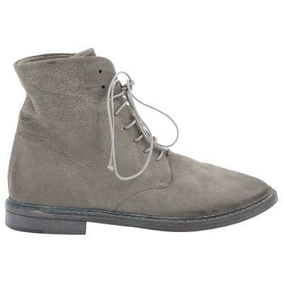 Pre-owned Marsèll Leather Boots In Grey