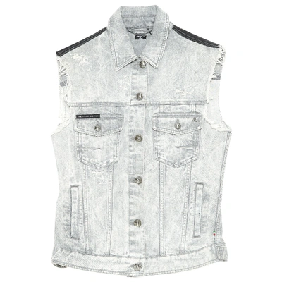 Pre-owned Philipp Plein Vest In Grey