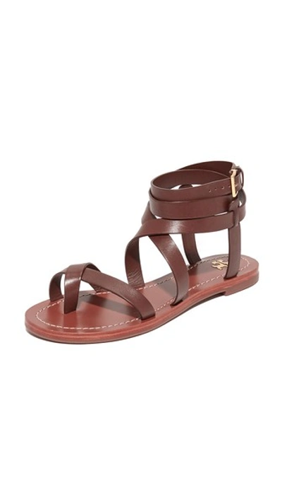 Tory burch strappy sandals hot sale