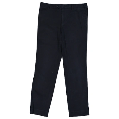 Pre-owned Wooyoungmi Trousers In Navy