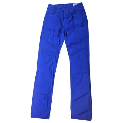 Pre-owned Rag & Bone Trousers In Blue