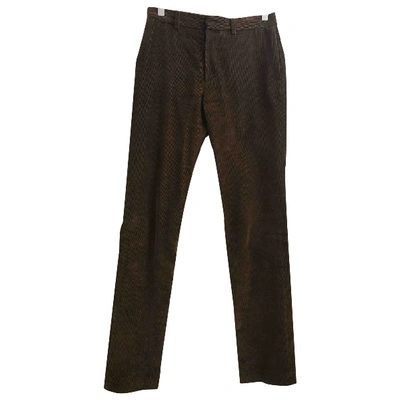 Pre-owned Paul Smith Trousers In Brown