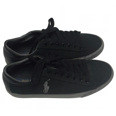 Pre-owned Polo Ralph Lauren Black Cloth Trainers