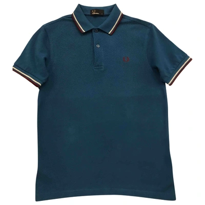 Pre-owned Fred Perry Polo Shirt In Blue