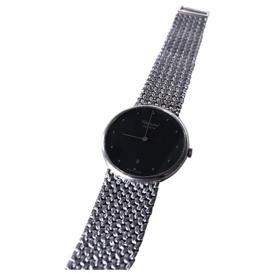 Pre-owned Chopard White Gold Watch In Black