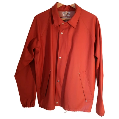 Pre-owned Norse Projects Cloth Trenchcoat In Orange