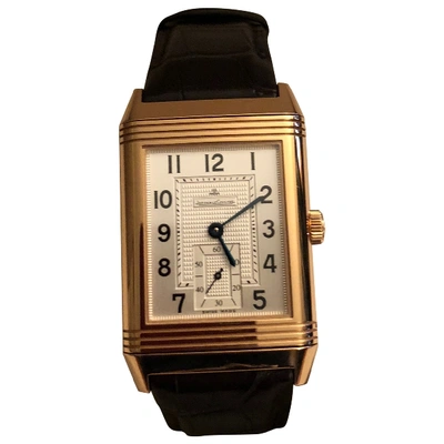 Pre-owned Jaeger-lecoultre Reverso Grand Modèle Yellow Yellow Gold Watch