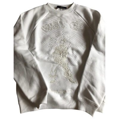 Pre-owned Louis Vuitton Sweatshirt In White